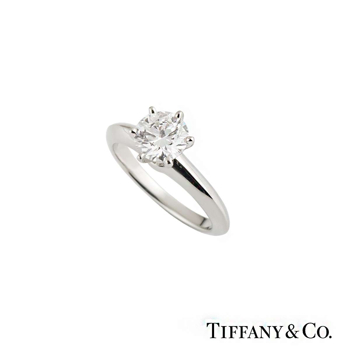 tiffany's round brilliant ring